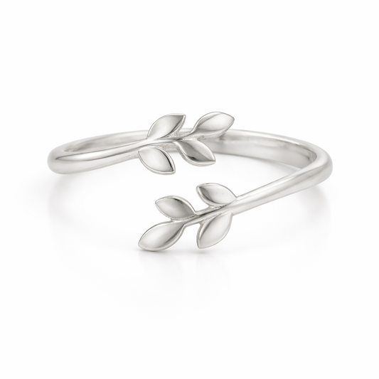 Aura Leaf Ring